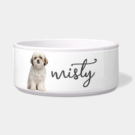 Comedero Comida Shih Tzu personalizada