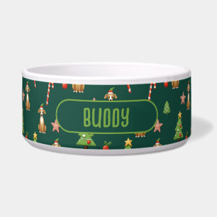 Comedero Con el nombre Merry Paws Holiday