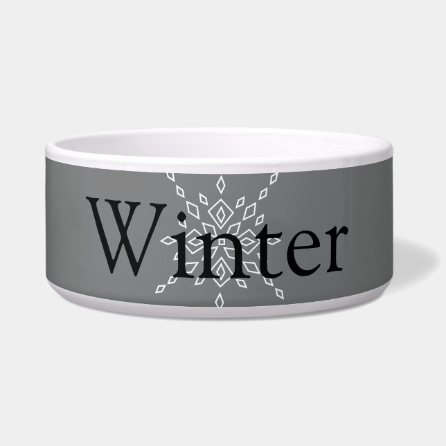 Comedero Copo de Nieve Cristalizado (Frente)