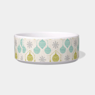 Comedero Copo de nieve y ornamento retro - tazón mascota