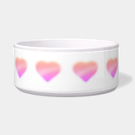 Comedero corazón rosa