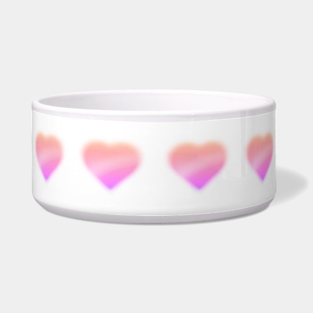 Comedero corazón rosa (Frente)