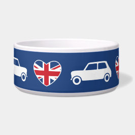 Comedero Corazones mini Cooper británicos - Azul