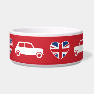 Comedero Corazones mini Cooper británicos - Rojo
