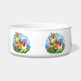 Comedero Corgi Vikingo