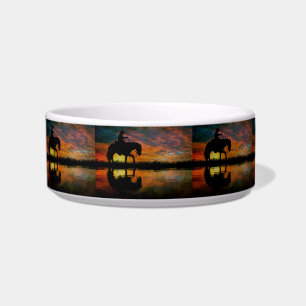 Comedero Cowboy Ceramic Pet Bowl