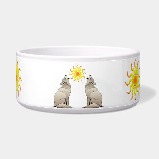 COMEDERO COYOTES CON UN SOL DEL SUROESTE