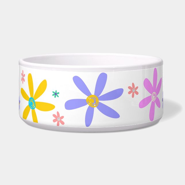 Comedero Crazy Daisy 2 White (Frente)