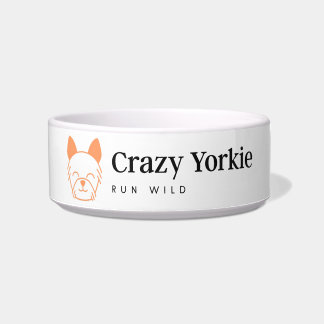 Comedero Crazy Yorkie Bowl