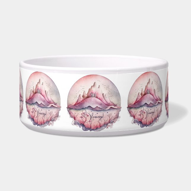 Comedero Crea tu propio castillo mágico y montañas (Frente)