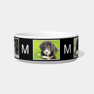 Comedero Crea tu propio collage de fotos de perros monogram