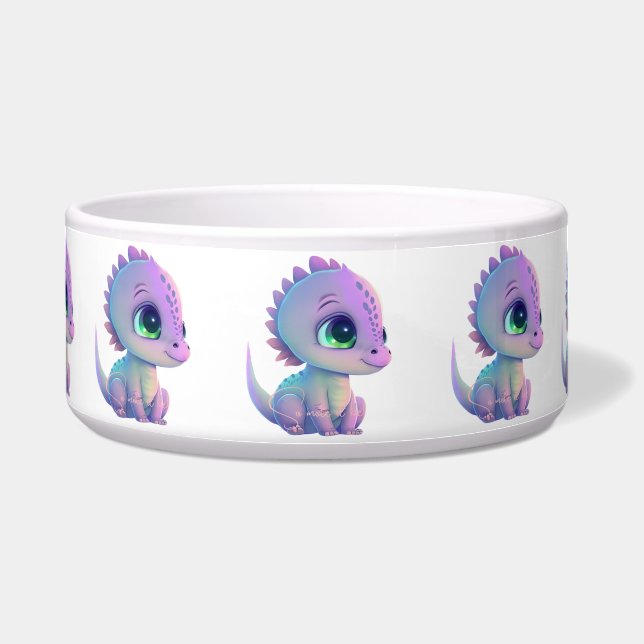 Comedero Crea tu propio dragón bebé morado (Frente)