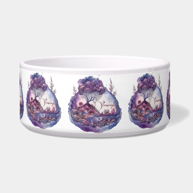 Comedero Crea tu propio paisaje de fantasía púrpura (Frente)