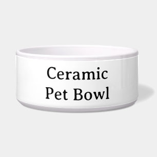 Comedero Crea Tu Propio Simple Mascota Grande 40oz 3" x 7"