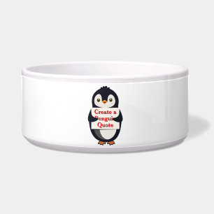 Comedero Crear una cita de pingüino