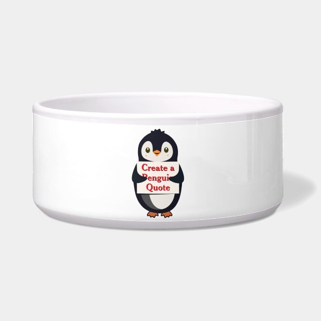 Comedero Crear una cita de pingüino (Frente)