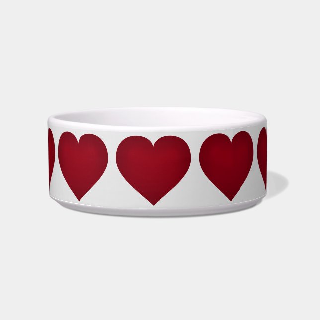Comedero Crimson Hearts Bowl (Frente)