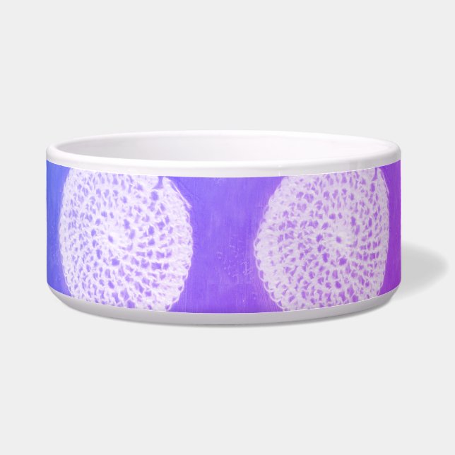 Comedero Crochet Solar Doily Repetir el café Mug (Frente)