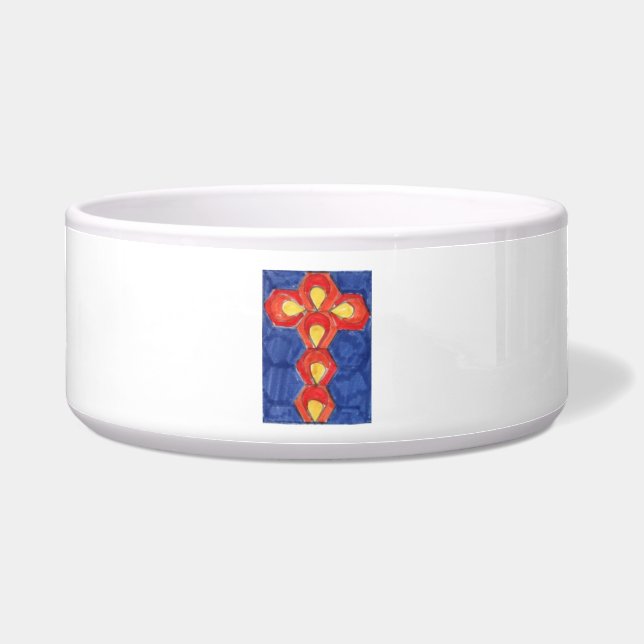 Comedero Cross Motif Large Pet Bowl (Frente)