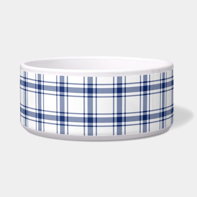 Comedero Cuadro náutico azul y blanco (Frente)
