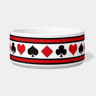 Comedero Cuatro trajes de cartas
