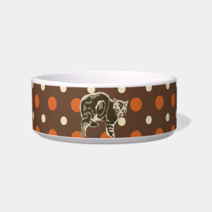 Comedero Cuidado con el gato