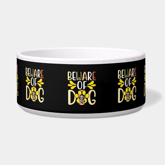 Comedero Cuidado Con El Perro (Frente)