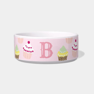 COMEDERO CUPCAKES PERSONALIZADAS CON MONOGRAMA