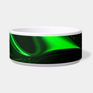 Comedero Curvas y pliegues de color verde sobre fondo oscur