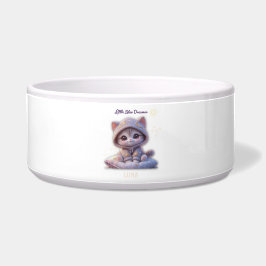 Comedero Custom Cosmic Cat Pet Bowl – Personalized pet bowl