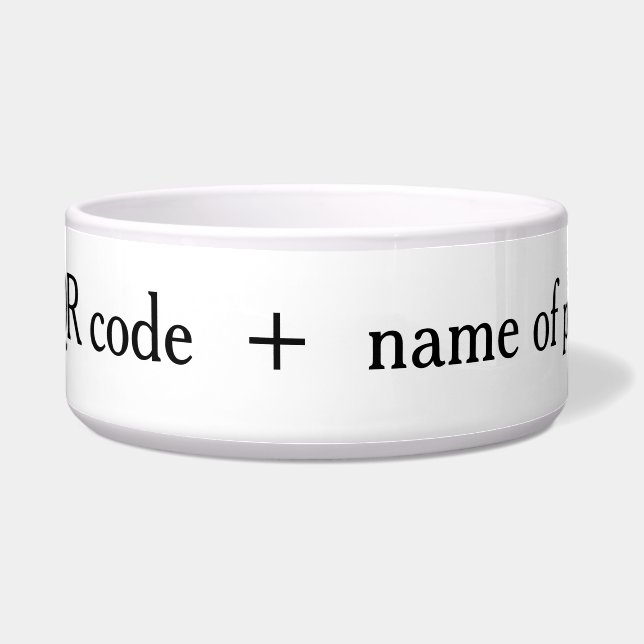 Comedero customized pet collar  (Frente)