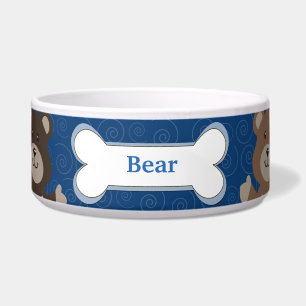 Comedero Cute Bear Mascota Personalizado Tazón de Comida de