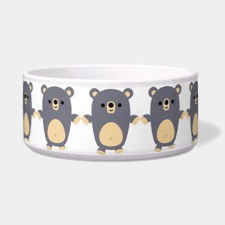 Comedero Cute Big Blue Personalizado Bear Pet Bowl