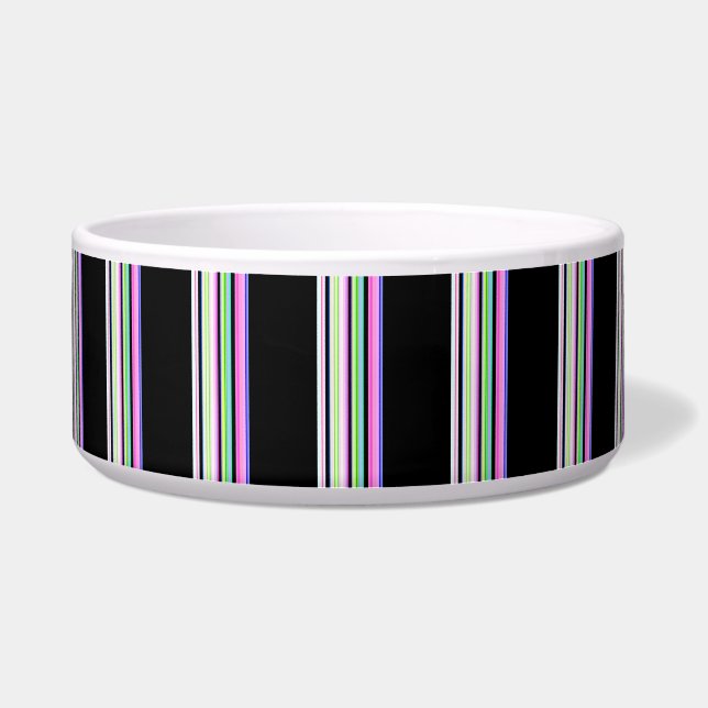 Comedero Cute colorful neon stripes (Frente)