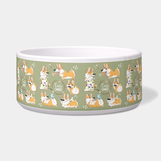 Comedero Cute Corgi (Frente)