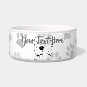 Comedero Cute English Bull Terrier