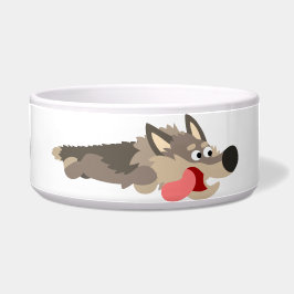 Comedero Cute Fleet Personalizado Wolf Pet Bowl
