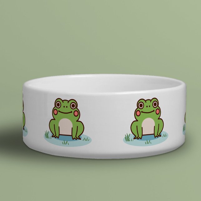 Comedero Cute Frog Pet Bowl (Cute Frog Pet Bowl)