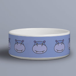 Comedero Cute Hippo Pet Bowl