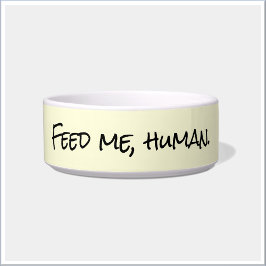 Comedero Cute humorístico poeta Bowl