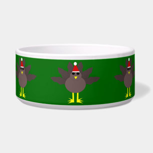 Comedero Cute Navidades Turkey Pet Bowl