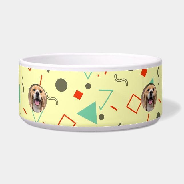 Comedero Cute nuevo perro amante regalo Nombre personalizad (Frente)