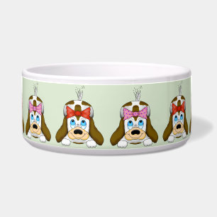 Comedero Cute Puppies Bowl de mascotas
