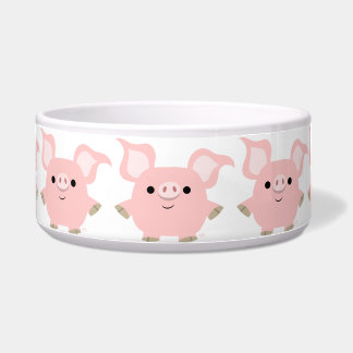 Comedero Cute Shorty Personalizado Pig Pet Bowl