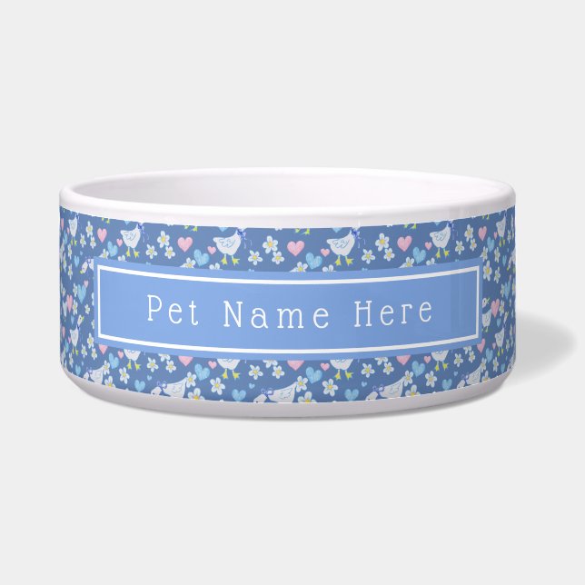 Comedero Cute Silly Goose Personalizado (Frente)