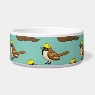 Comedero Cute Sparrow Chocolate Egate Happy Easter Pattern
