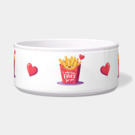 Comedero Cute Valentine French Fries Pun