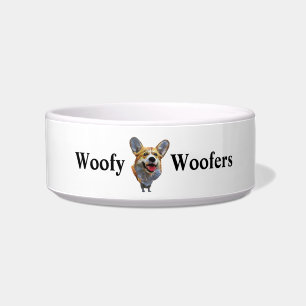 Comedero Cute Welsh Corgi Dog Bowl