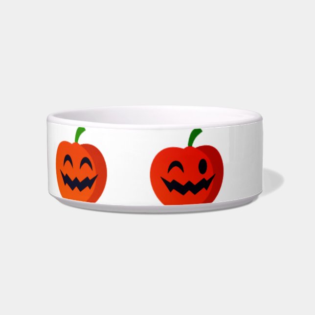Comedero Cutie Pumpkins Ceramic Pet Bowl (Derecha)