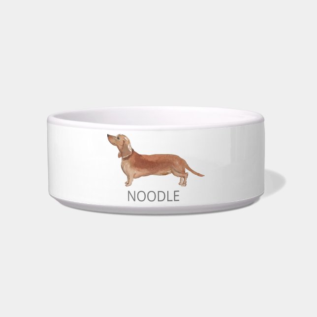 Comedero Dachshund Ceramic Pet Bowl (Frente)